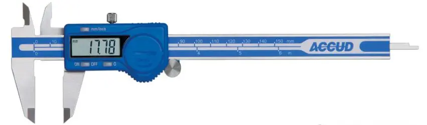 Accud  300Mm 12” Dual Scale Digital Caliper Ac-111-012-12 1