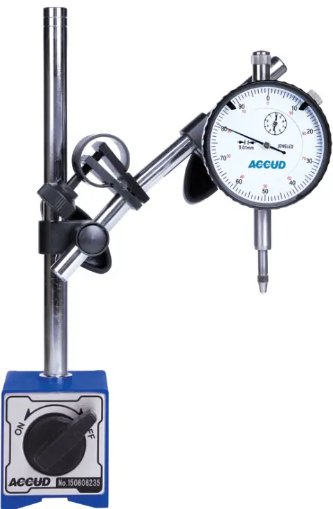 Accud 10Mm Dial Indicator With Magnetic Stand Ac-280-000-02 1