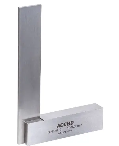 Accud 100Mm Wide Base Machinist Square  Ac-845-004-02 1