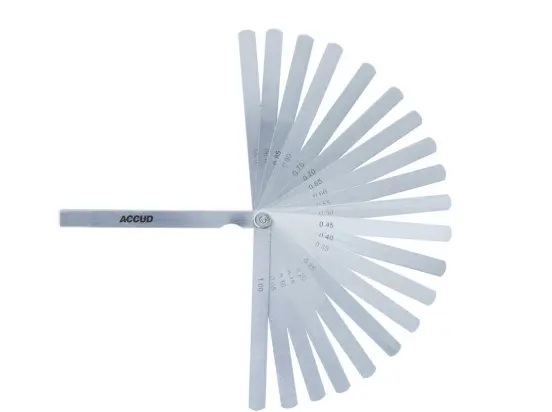 Accud 200Mm Feeler Gauge 20 Leave Set Ac-914-100-20 1