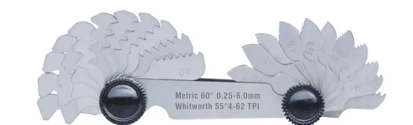 Accud 60° Metric & 55° Whitworth Thread Gauge Ac-925-062-52 1
