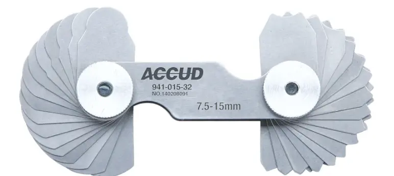 Accud 7.5-15Mm Radius Gauge Ac-941-015-32 1