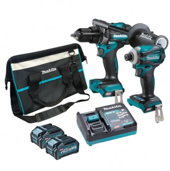 Makita 40V Max Brushless 2 Piece Combo Kit Dk0114g209 1