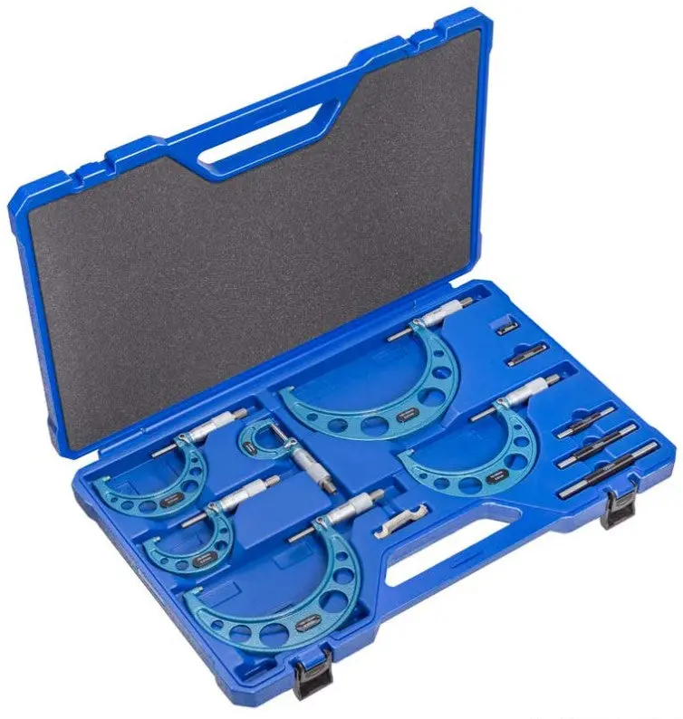 Accud 150Mm Metric Outside Micrometer 6 Piece Set Ac-321-006-06 1