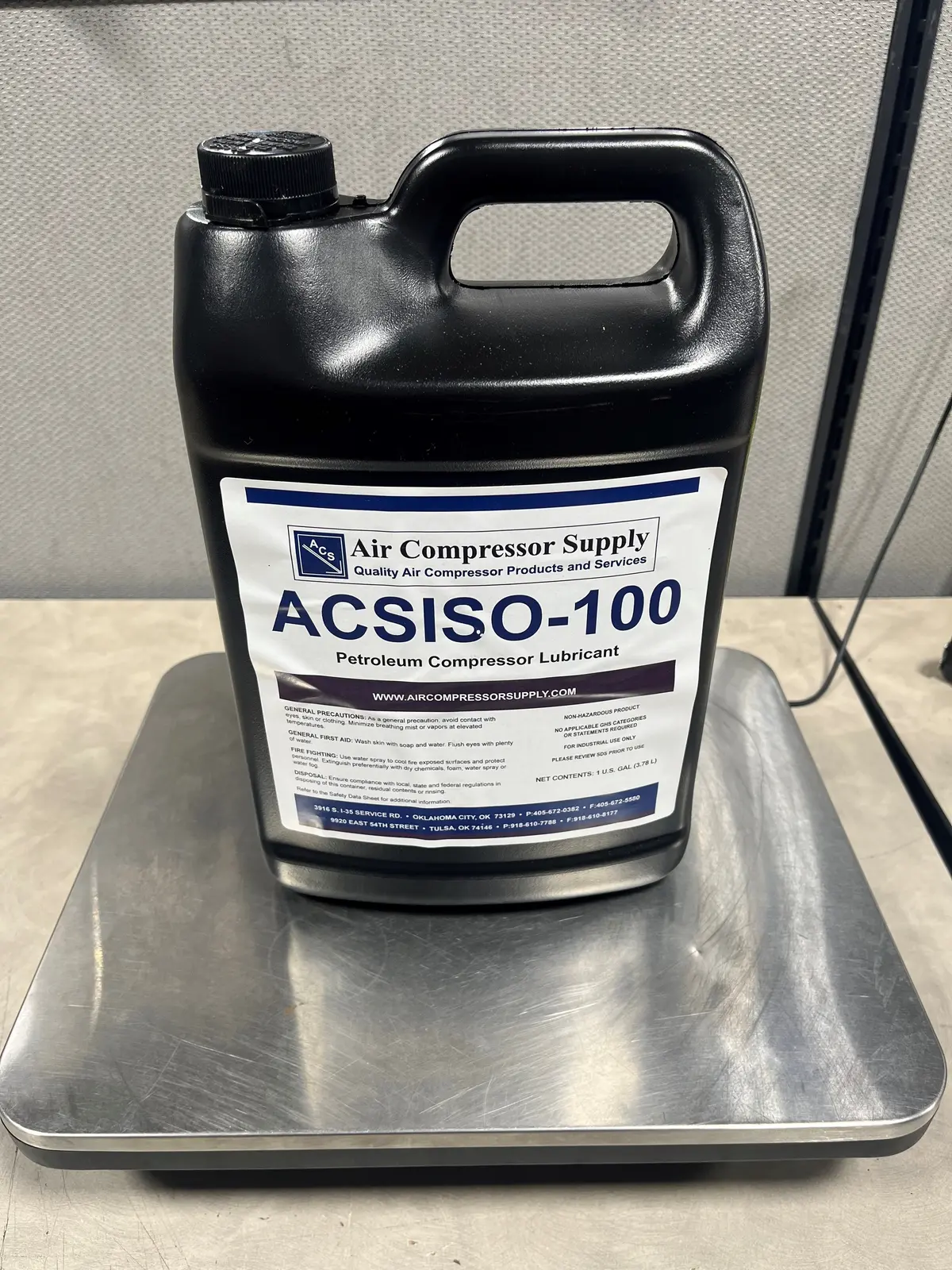 Acsiso-100: Oil, Recip. Comp. 1