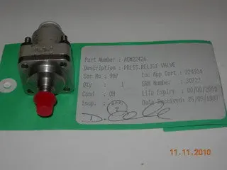 Valve, Pressure Relief - Fokker F-27 1