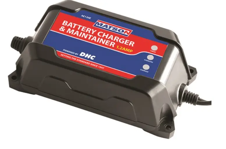 Matson 12V Battery Charger 1.2 Amp Ae120e 1