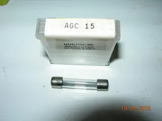 Fuse, 15 Amp - Agc 1