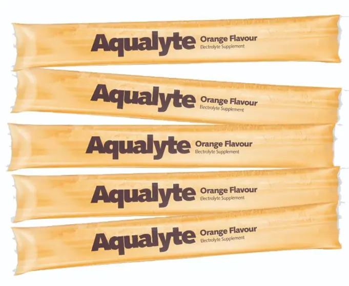 Aqualyte Electrolyte Icy Pole Orange Flavoured X 50 Ai-O80m50c 1