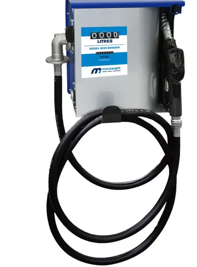 Macnaught 240V Diesel Mini Bowser 100Lpm - 4M Hose Amb100l 1