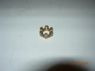Nut, Plain - Castellated - Low Profile - Shear - 3/8-24 1