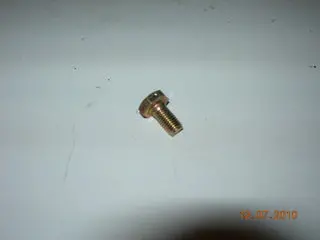Bolt, Machine - 1/4-28D - .468" Ol - Drilled Head 1