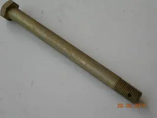 Bolt, Machine - 3/8-24D -  4.453" Ol - Drilled Shank 1