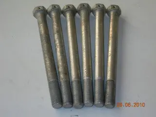 Bolt, Machine - 3/8-24D - 4.453" Ol - Drilled Head - Propeller 1