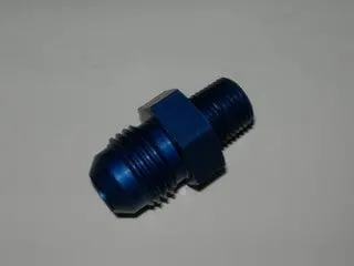 Nipple, Pipe/Flare - Straight - 1/8" Npt - 3/8" Tube Od 1