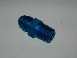Nipple, Pipe/Flare - Straight - 1/4" Npt - 3/8" Tube Od 1