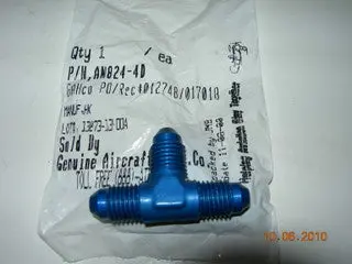Tee, Flare/Flare/Flare - 1/4" Tube Od 1