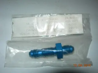 Union, Bulkhead Flare/Flare - Straight - 1/4" Tube Od 1