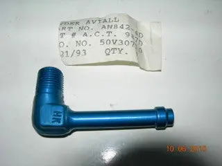 Nipple, Elbow 90' - Pipe/Hose - 1/8" Npt - 1/4" Id Hose 1