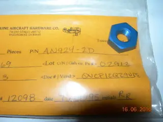 Nut, Bulkhead - Adapters - 5/16-24 - 1/8" Od Tube 1