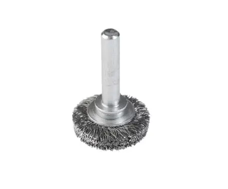 Union Industrial  Round Spindle Crimped Wire Wheel Brush 50Mm X 8W Asw-50 1485012 1