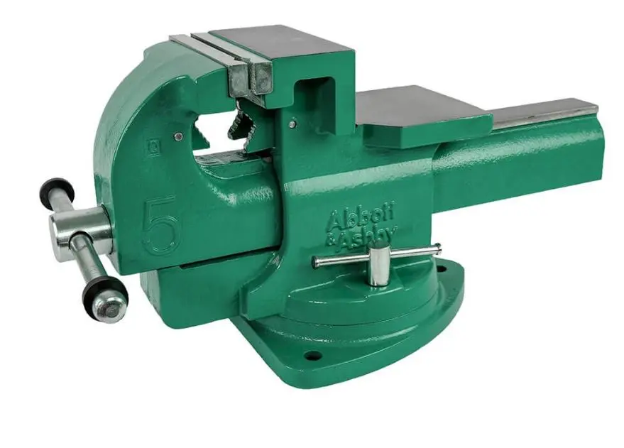 Abbott & Ashby 125Mm Heavy Duty Bench Vice With 360 Degree Swivel Base Atbvhd125 1