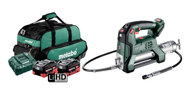 Metabo 1 Piece Cordless 18 V Grease Gun Kit (450G) A60078904 1
