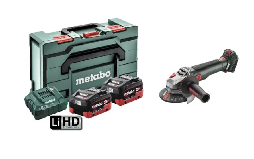 Metabo Brushless 1 Piece Cordless 18 V Variable Speed Angle Grinder Kit Au61305700 1