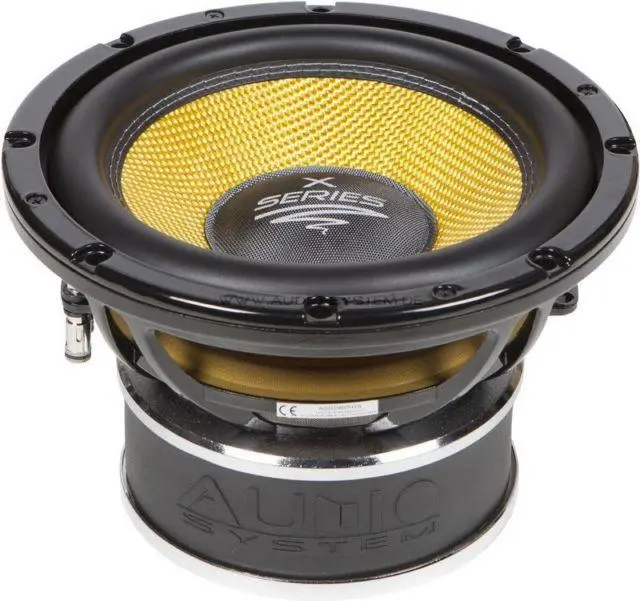 Audio System X10 10" 400 Watt Single-4-Ohm Kevlar Car Audio Subwoofer/Sub 1
