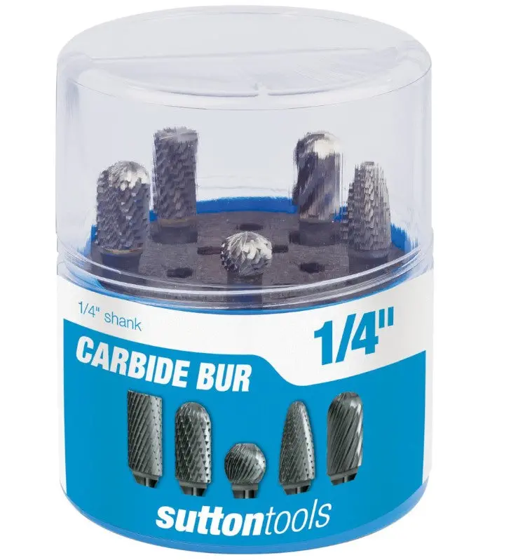 Sutton Tools Burr B900 Scb100 Set 5Pce Vhm B900scb100 1