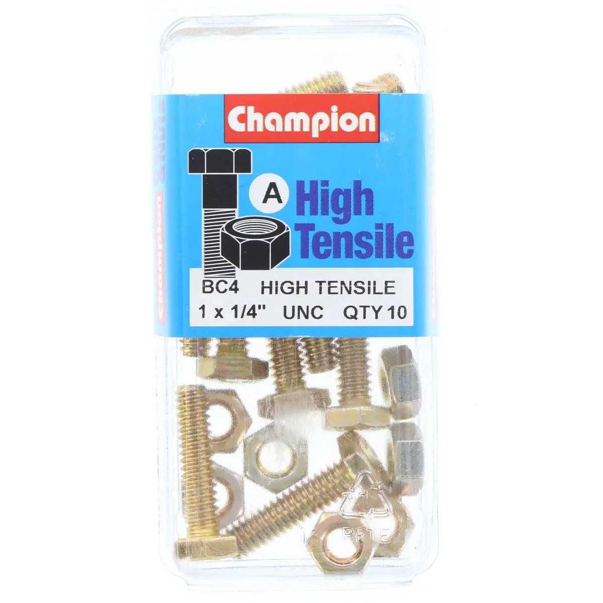 Champion Fully Threaded Set Screws And Nuts 1” X 1/4 Bc4 1