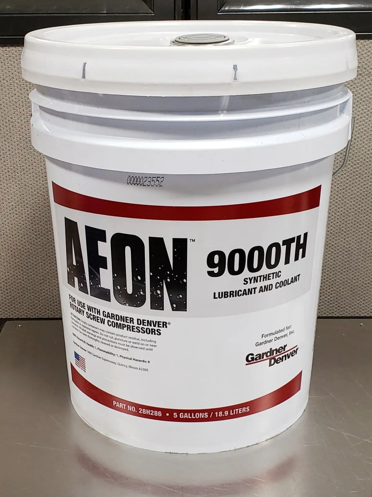 28H286: Lubricant, 5 Gal Aeon 9000Th 1