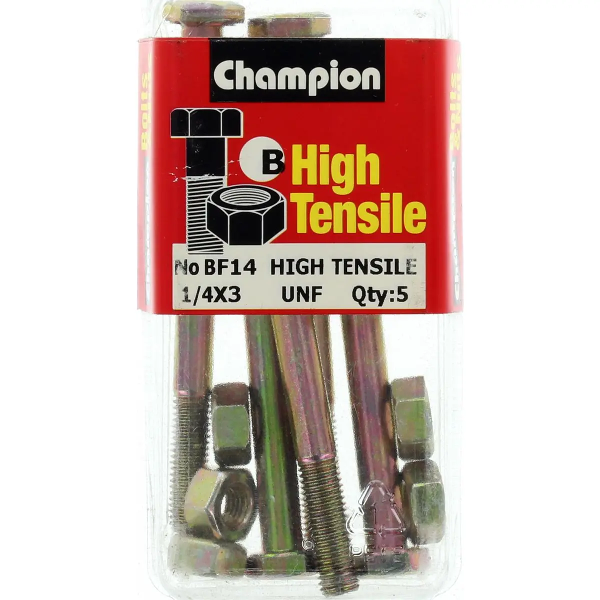 Champion Fully Threaded Set Screws And Nuts 3” X ¼ Bf14 1