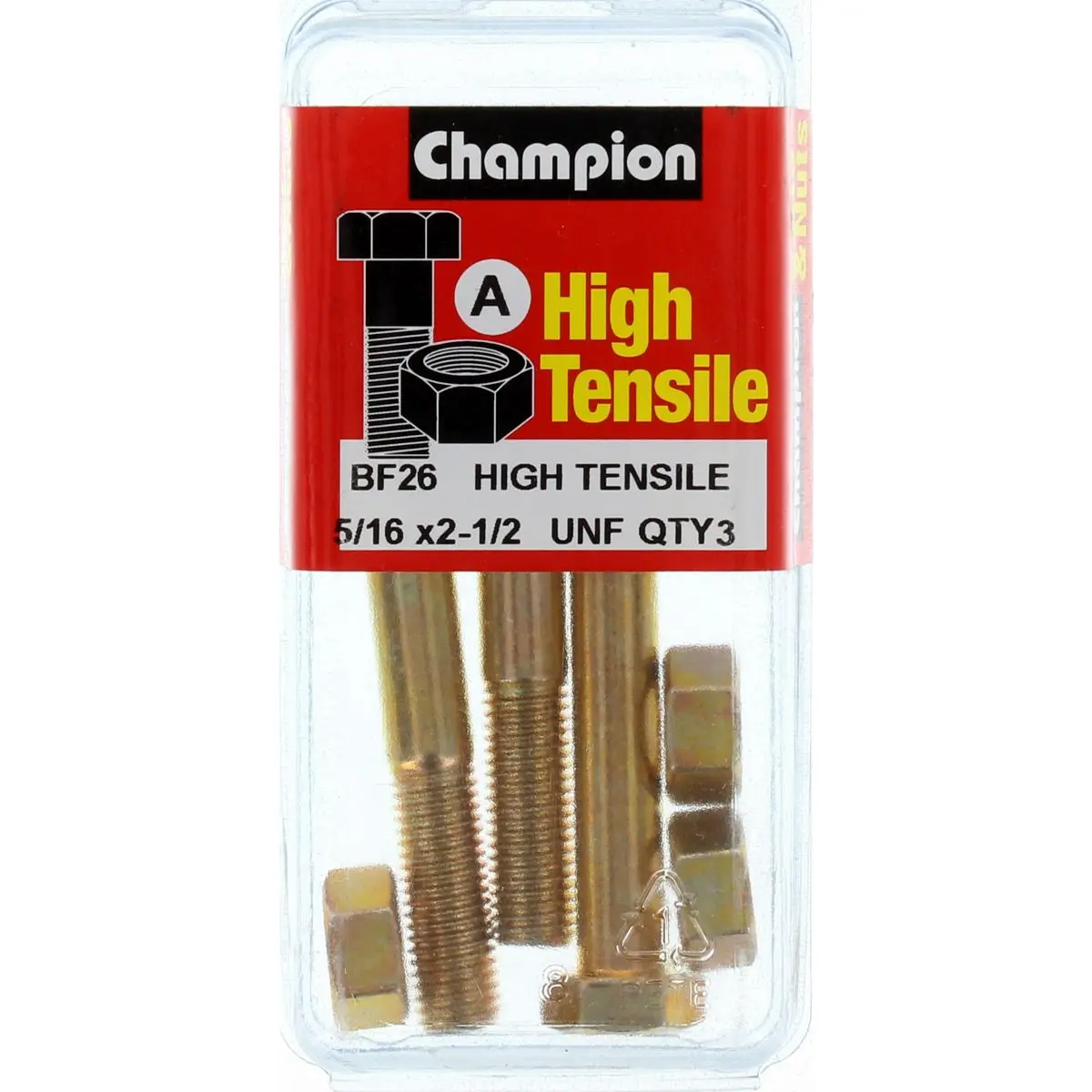 Champion Bolt And Nuts 2” -1/2 X 5/16  Bf26 1