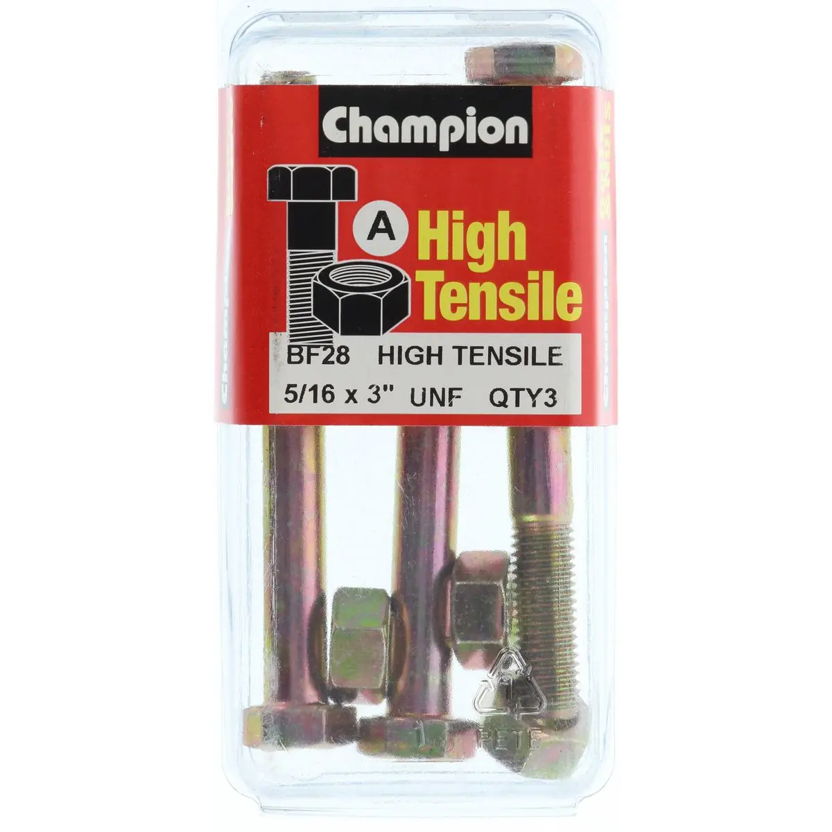 Champion Bolt And Nuts 3” X 5/16  Bf28 1