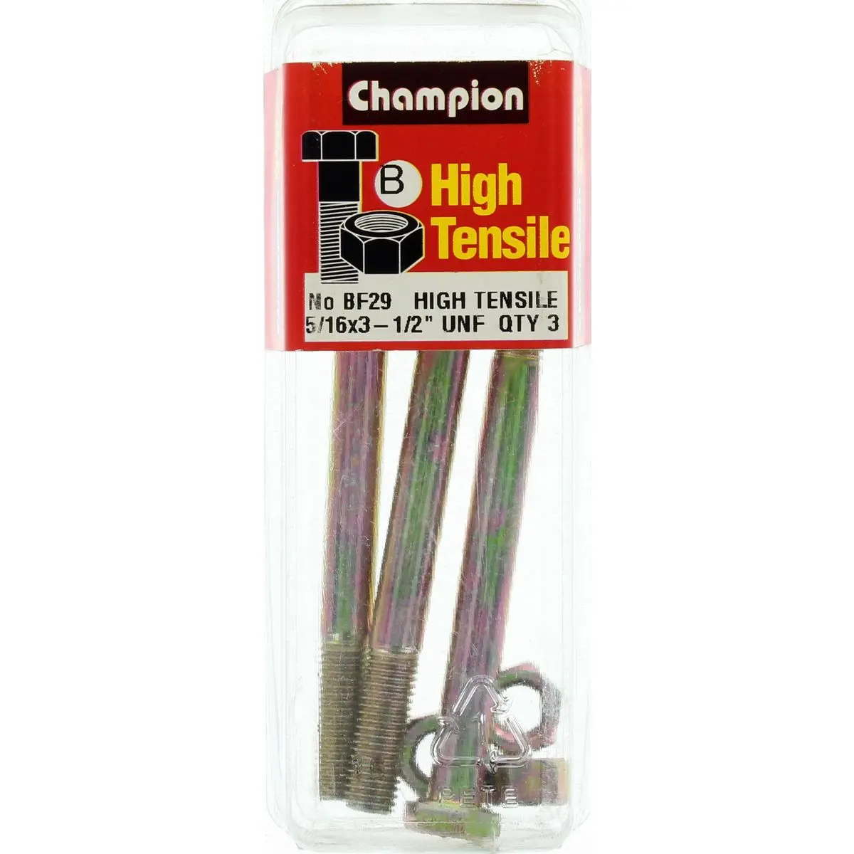 Champion Bolt And Nuts 3”1/2 X 5/16  Bf29 1