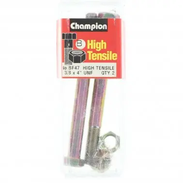 Champion Bolt And Nuts 4” X 3/8  Bf47 1