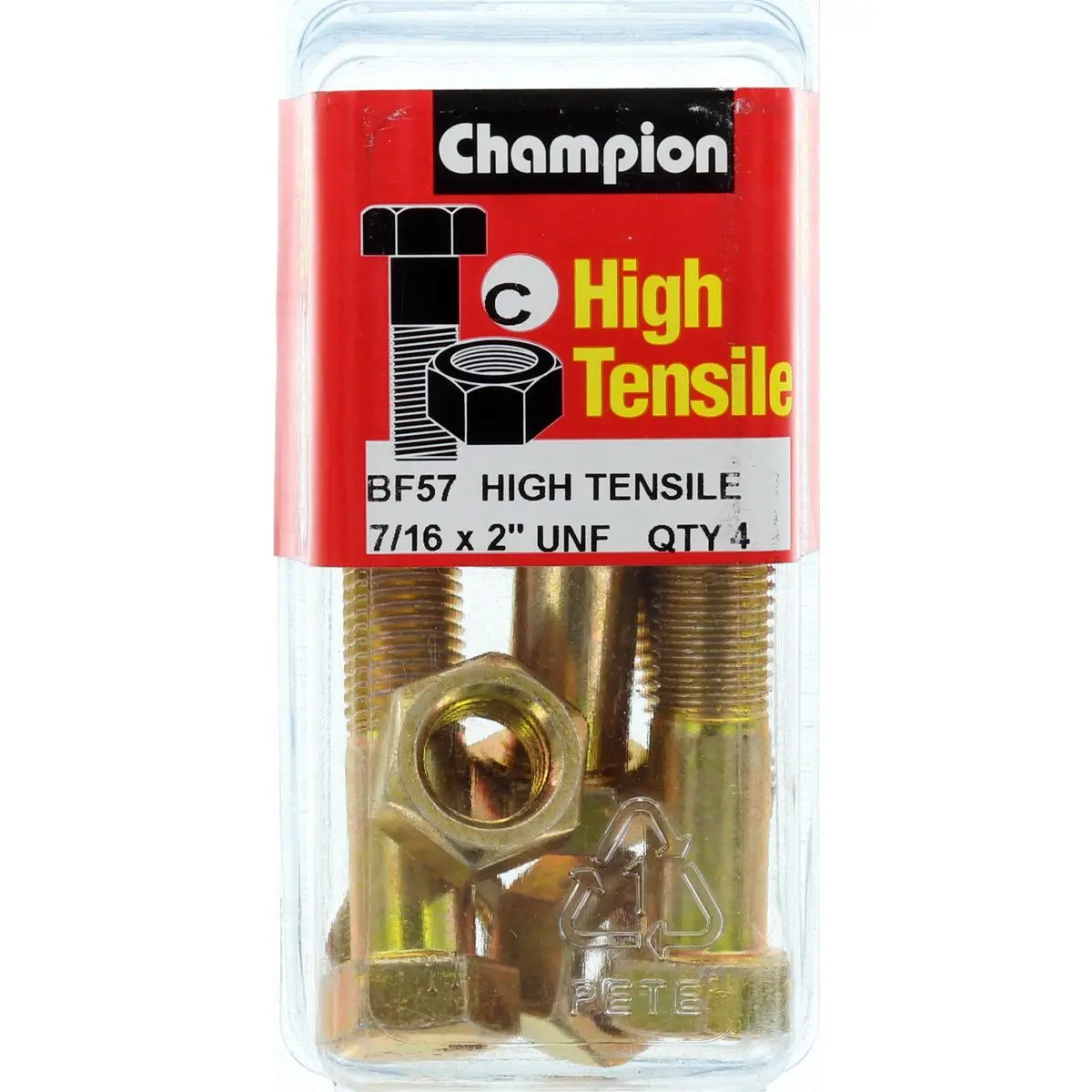 Champion Bolt And Nuts 2” X 7/16  Bf57 1