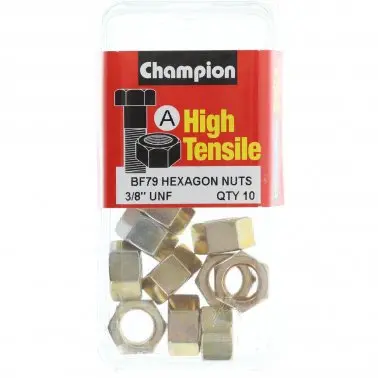 Champion Hexagon Nuts Unf 3/8 “-Bf79 1