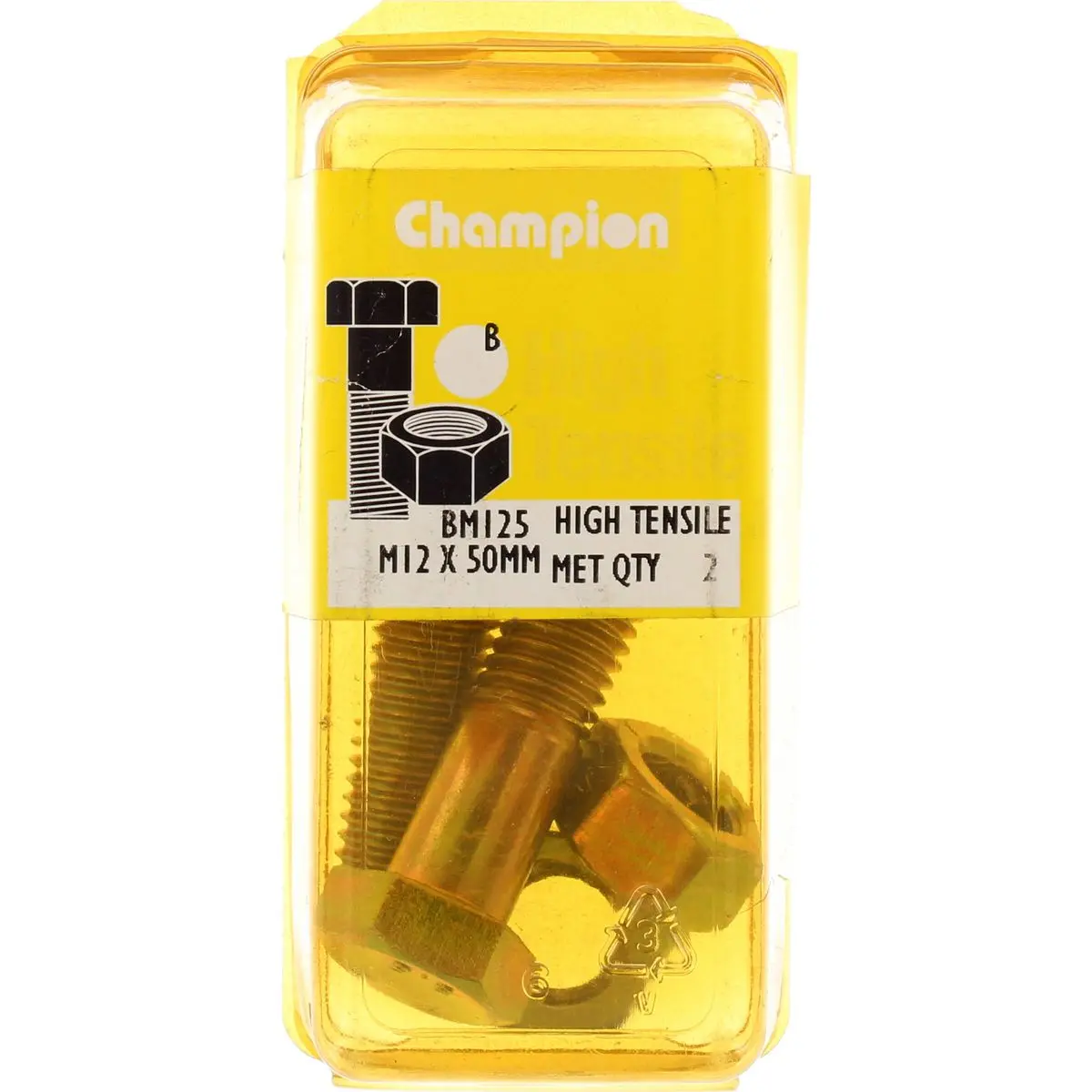 Champion Fully Threaded Set Screws And Nuts 12 X 50 X 1.75 Mm- Bm125 1