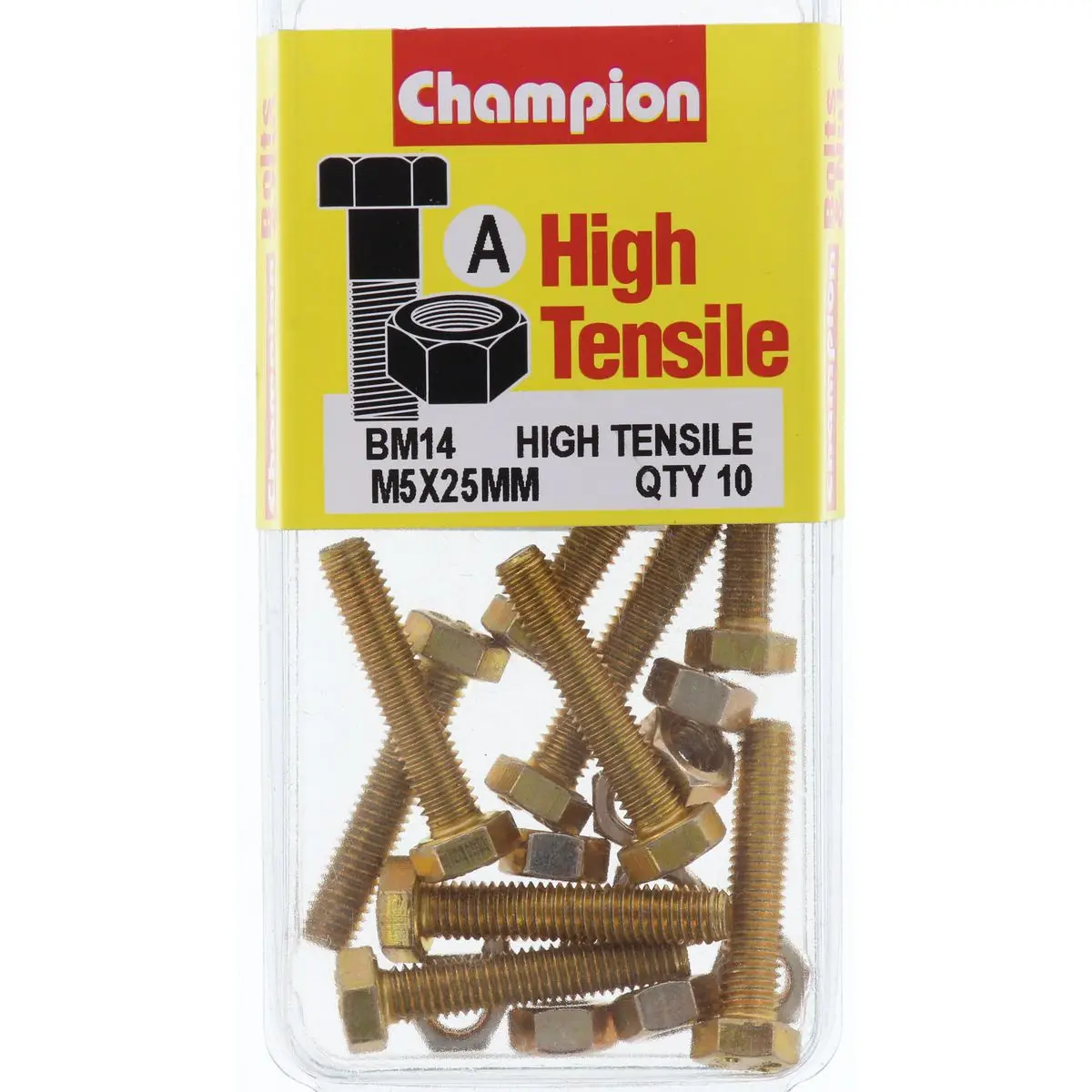 Champion Fully Threaded Set Screws And Nuts 5 X 25Mm- Bm14 1