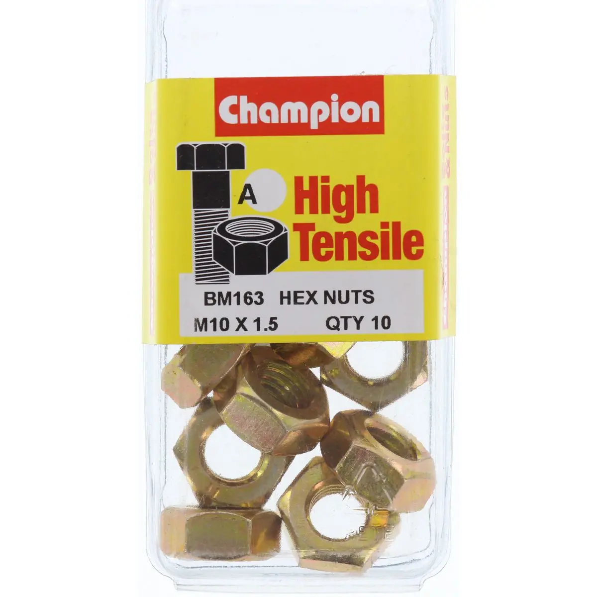 Champion Metric Hex Nuts 10 X .1.5 Mm- Bm163 1
