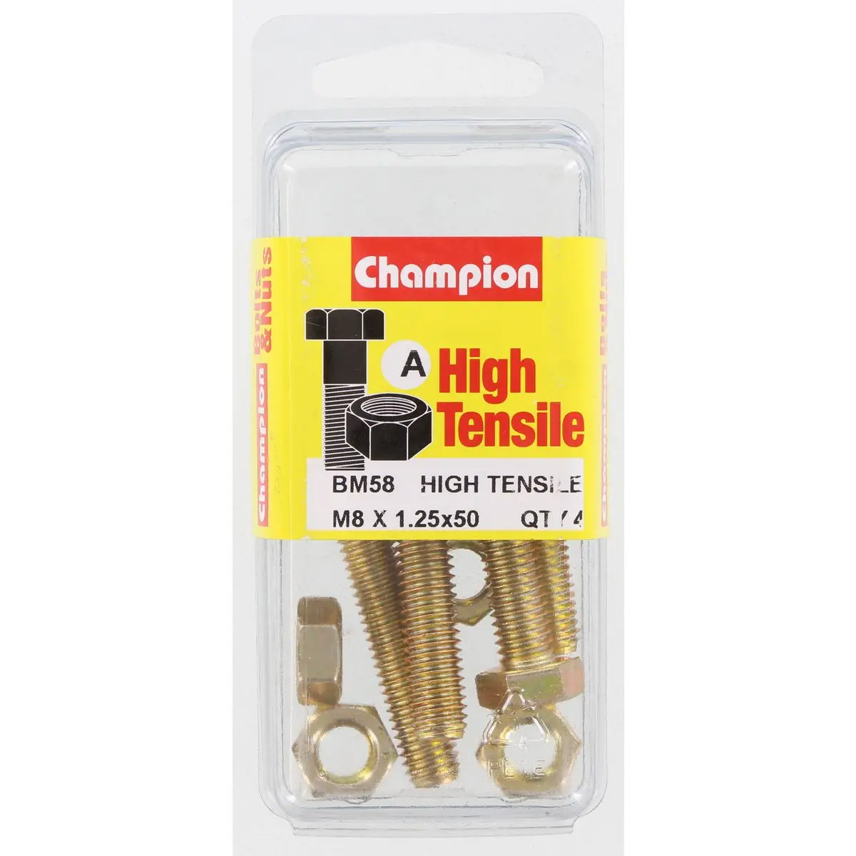 Champion Fully Threaded Set Screws And Nuts 8 X 50Mm- Bm58 1