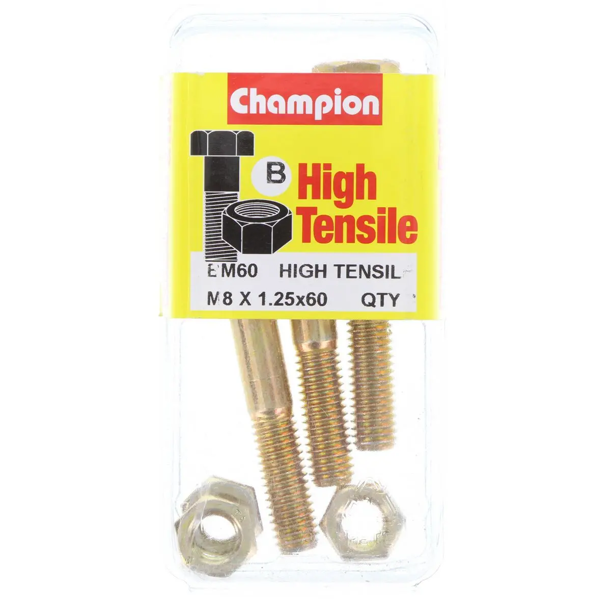 Champion Fully Threaded Set Screws And Nuts 8 X 60Mm- Bm60 1