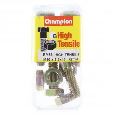Champion Fully Threaded Set Screws And Nuts 10 X 45 Mm- Bm86 1