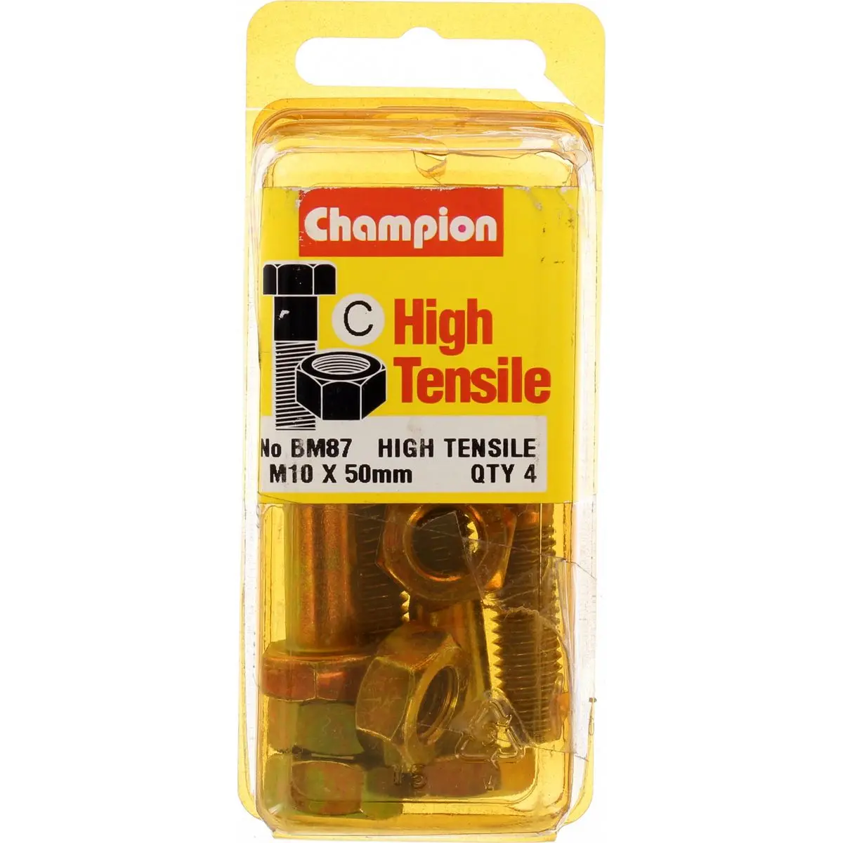 Champion Fully Threaded Set Screws And Nuts 10 X 50 Mm- Bm87 1