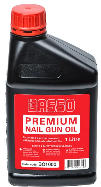 Basso 1 Litre Nail Gun Oil Bo1000 1