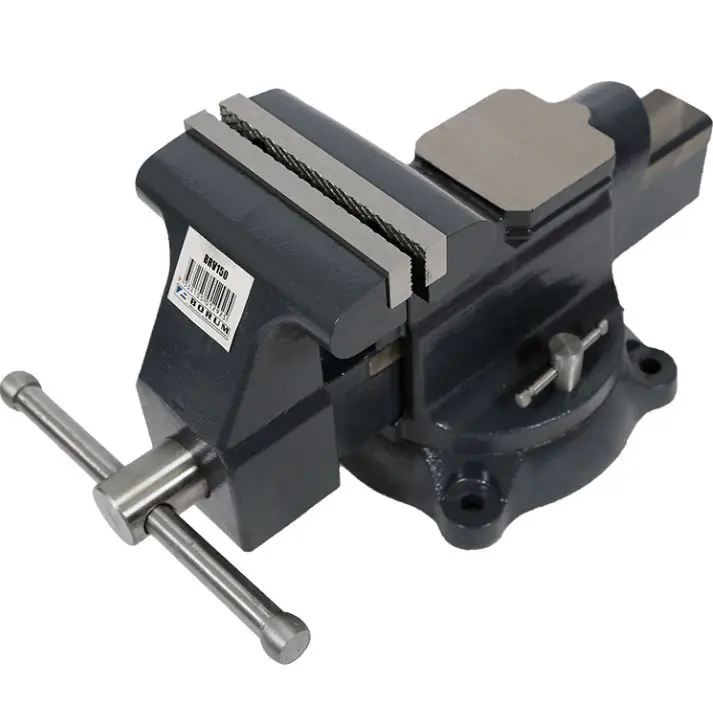Tqb Borum Commercial Bench Vice Swivel With Anvil 150Mm Brv150 1