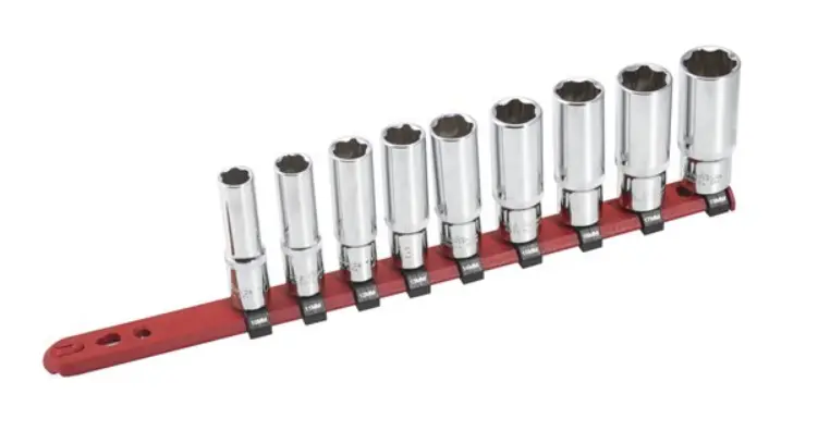 Bikeservice 3/8" Deep Socket Set 9Pc Bs9201 1