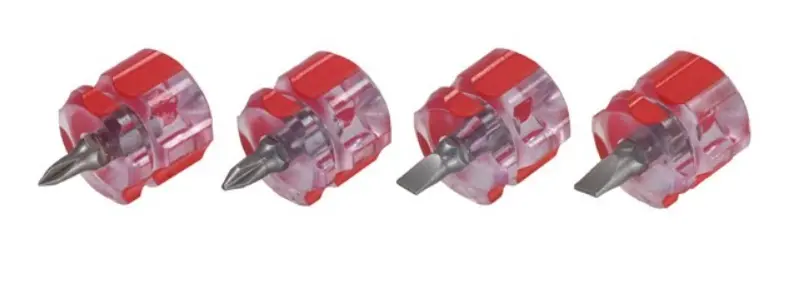 Bikeservice Stubby Screwdriver Set 4Pc Bs9621 1